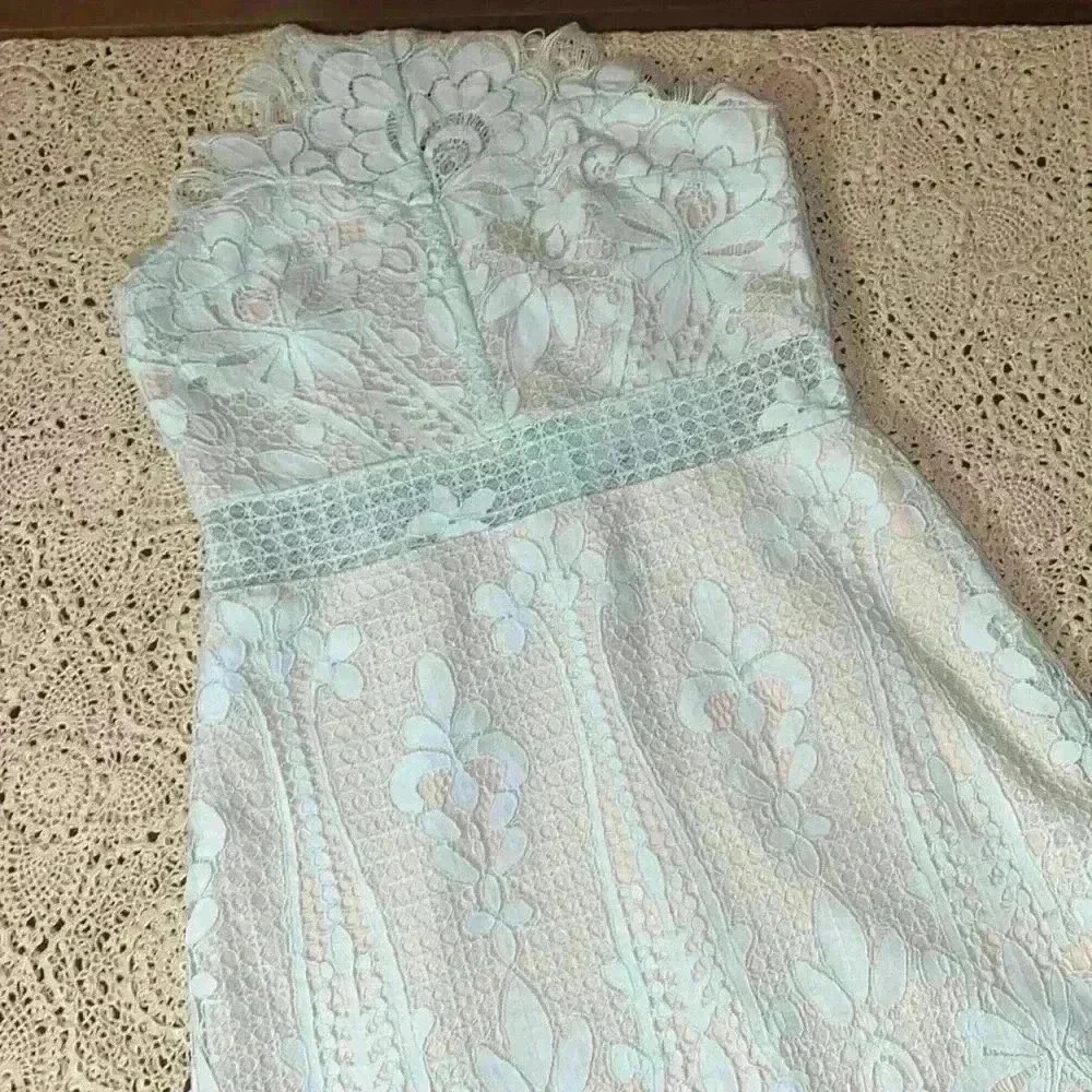The Room short lace halter mini dress